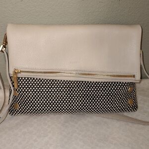 Hammitt Large Vip Crossbody Bag In Leather And Fabric